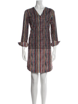 Paule Ka Printed Mini Dress