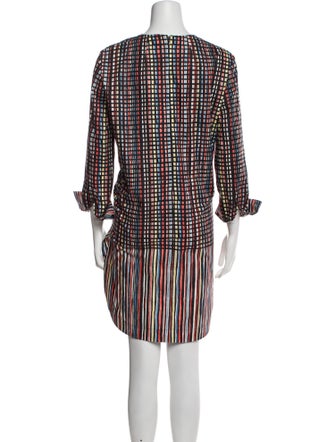 Paule Ka Printed Mini Dress