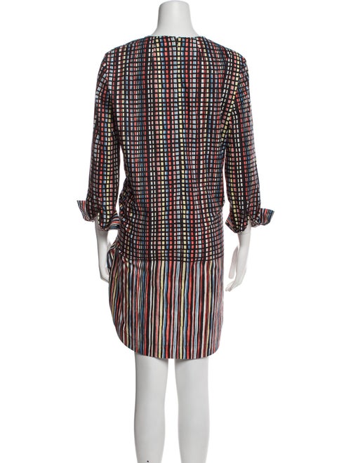 Paule Ka Printed Mini Dress