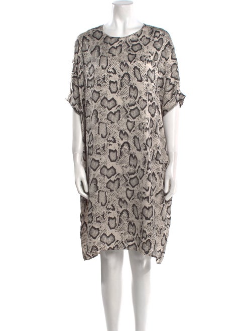 Paule Ka Printed Knee-Length Dress