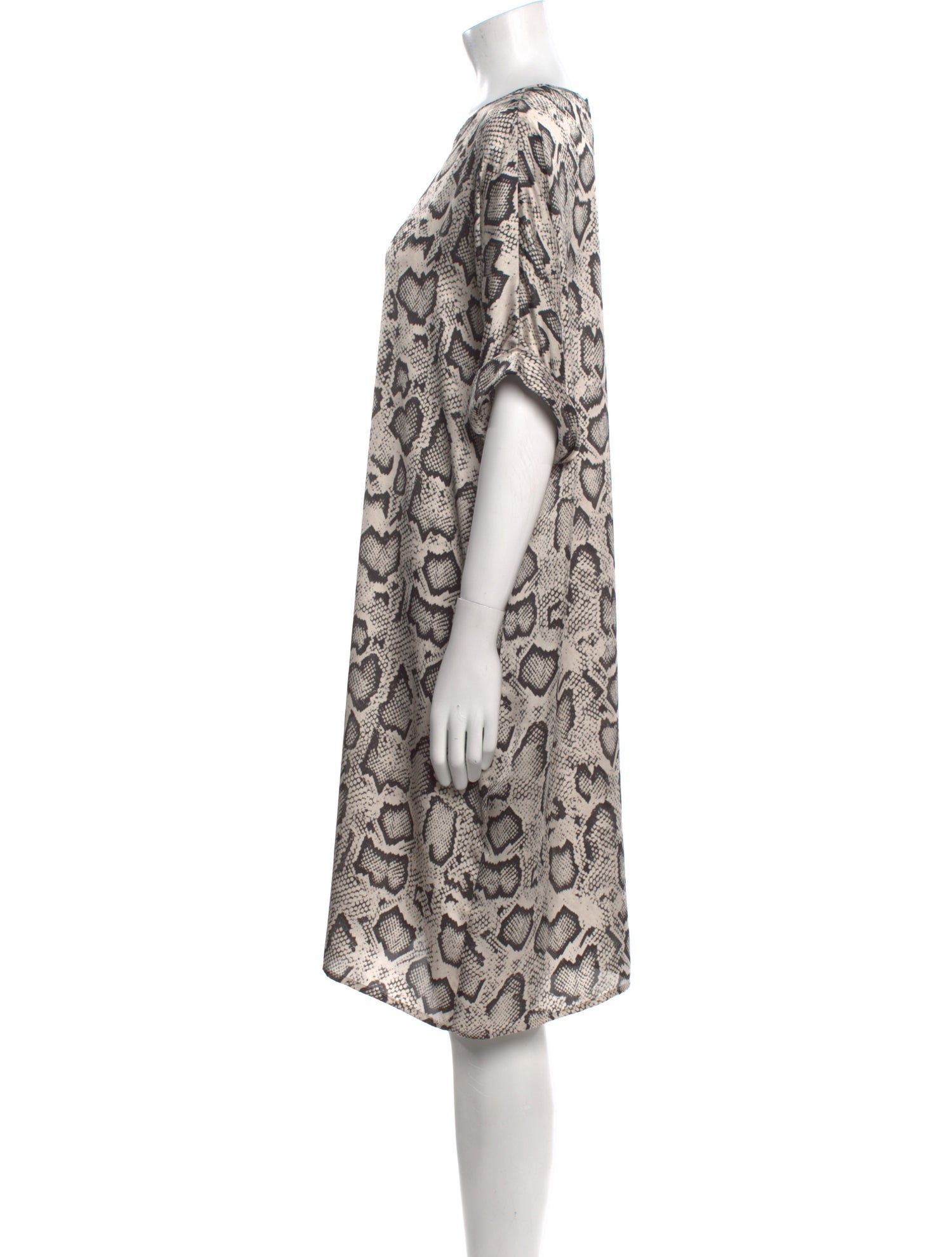 Paule Ka Printed Knee-Length Dress
