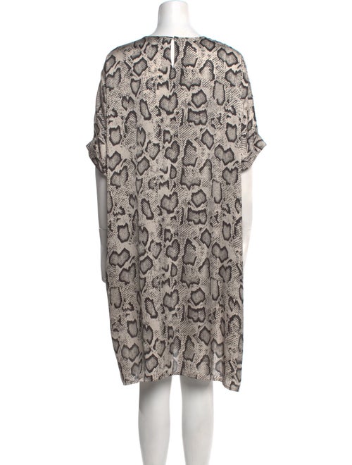 Paule Ka Printed Knee-Length Dress