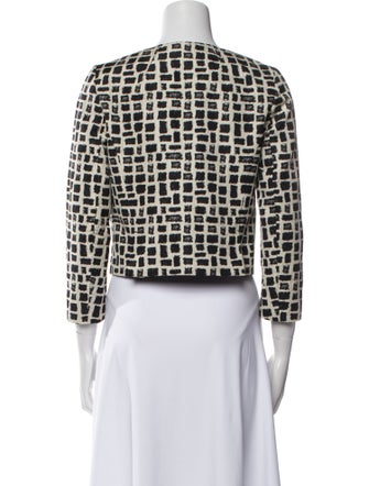 Paule Ka Plaid Print Evening Jacket