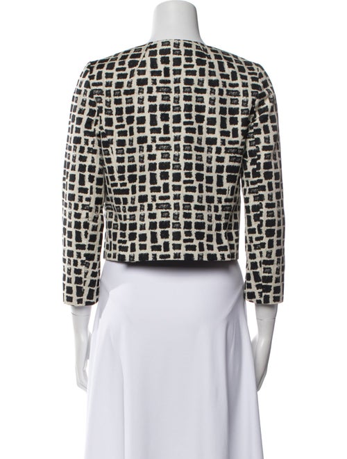 Paule Ka Plaid Print Evening Jacket