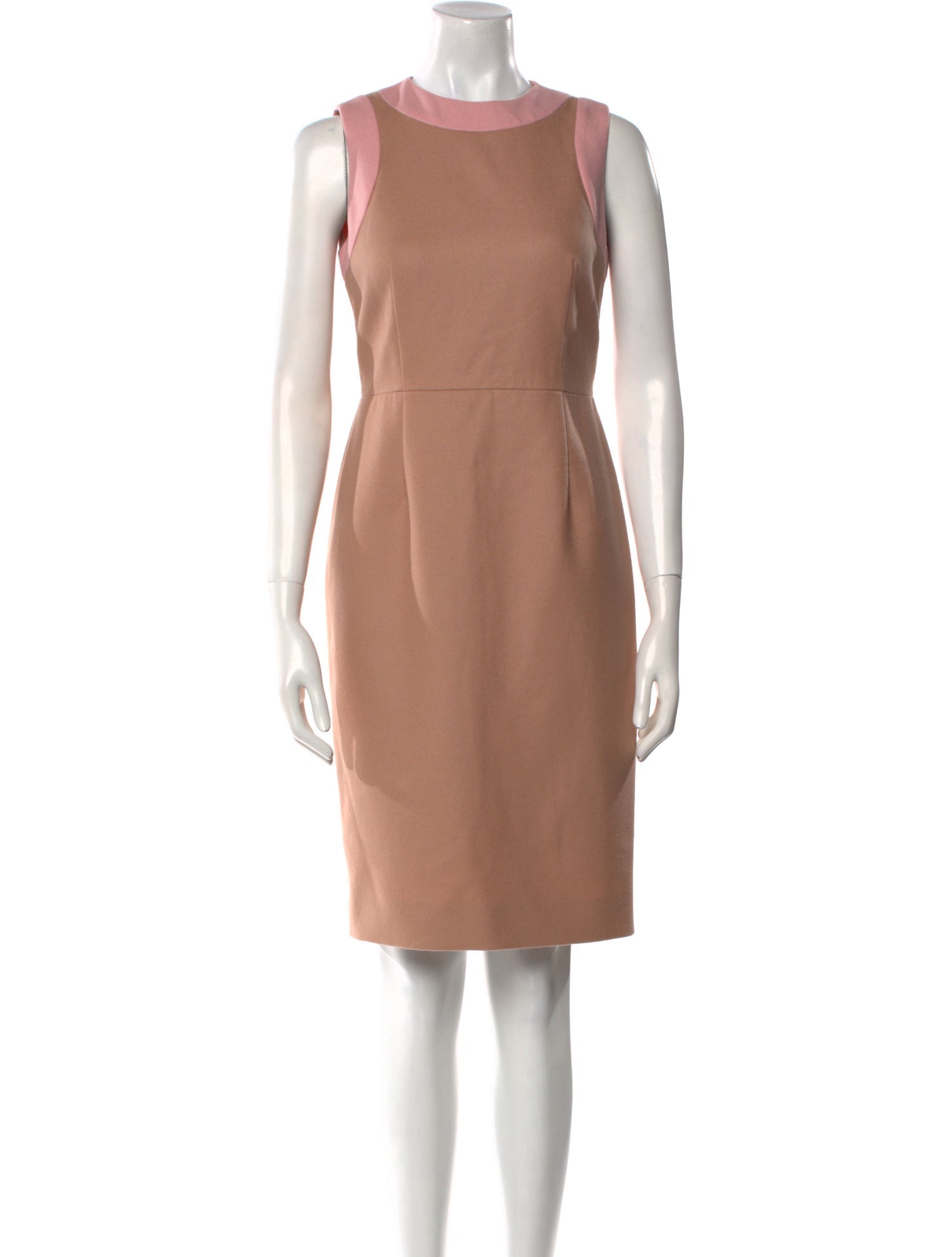 Paule Ka Virgin Wool Knee-Length Dress