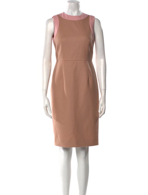 Paule Ka Virgin Wool Knee-Length Dress