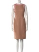 Paule Ka Virgin Wool Knee-Length Dress