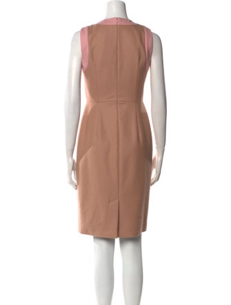 Paule Ka Virgin Wool Knee-Length Dress