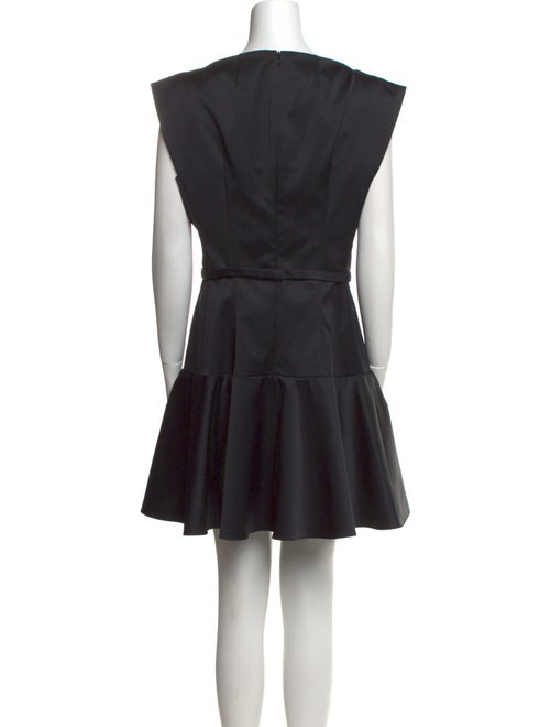 Paule Ka Bateau Neckline Mini Dress