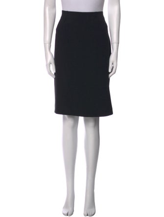 Paule Ka Chain-Link Accents Knee-Length Skirt