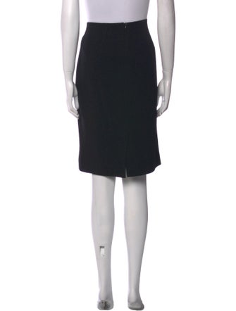 Paule Ka Chain-Link Accents Knee-Length Skirt