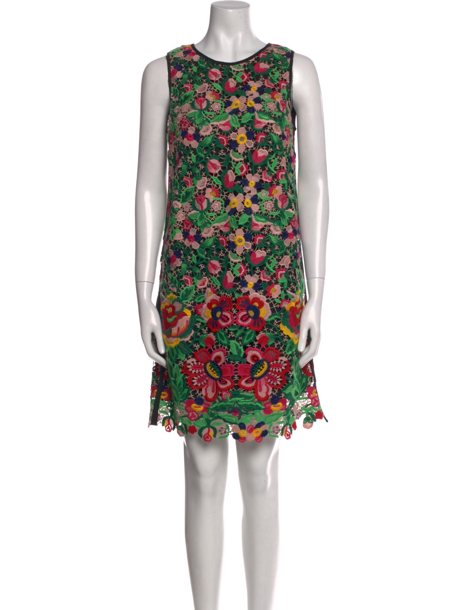 Paule Ka Floral Print Mini Dress