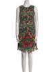 Paule Ka Floral Print Mini Dress