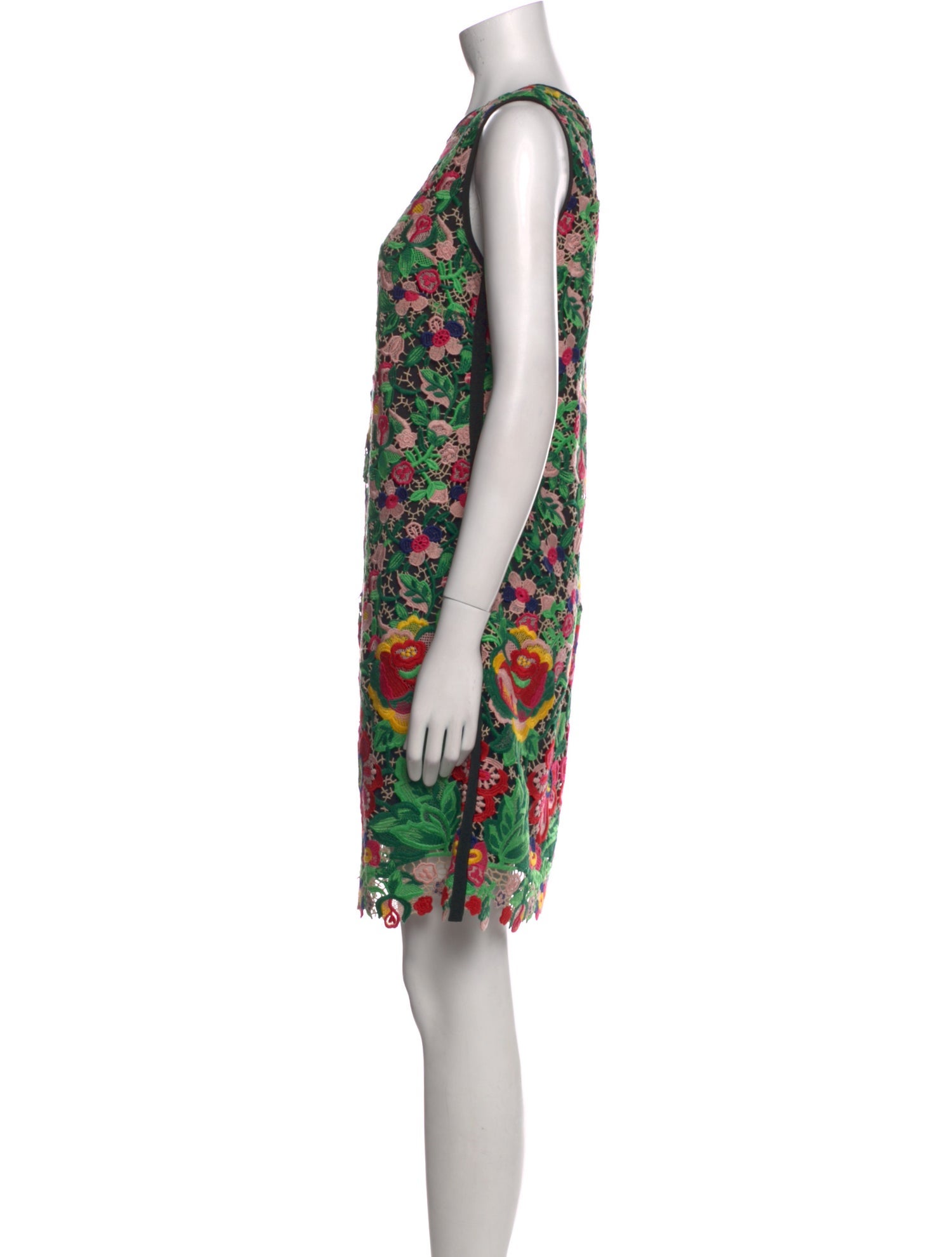 Paule Ka Floral Print Mini Dress