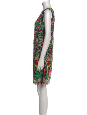 Paule Ka Floral Print Mini Dress