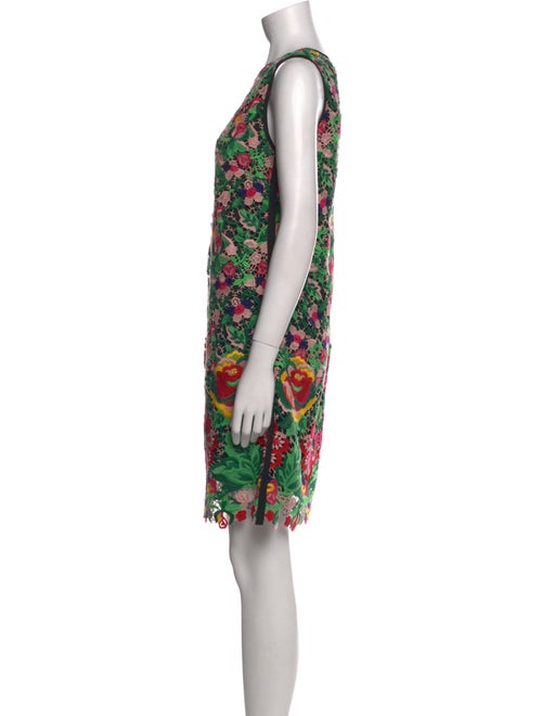 Paule Ka Floral Print Mini Dress