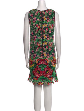 Paule Ka Floral Print Mini Dress