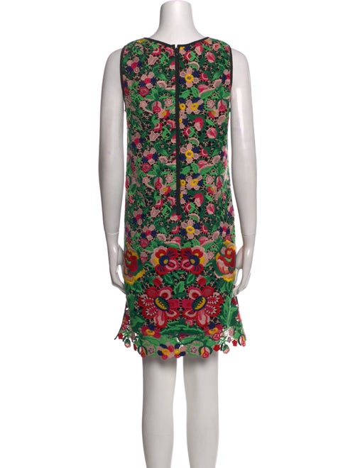 Paule Ka Floral Print Mini Dress