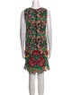 Paule Ka Floral Print Mini Dress