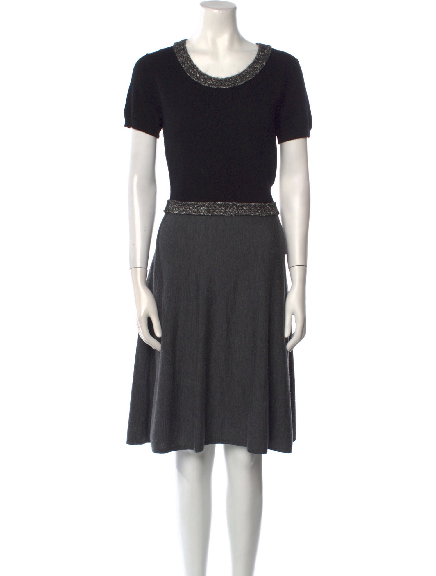 Paule Ka Cashmere Knee-Length Dress