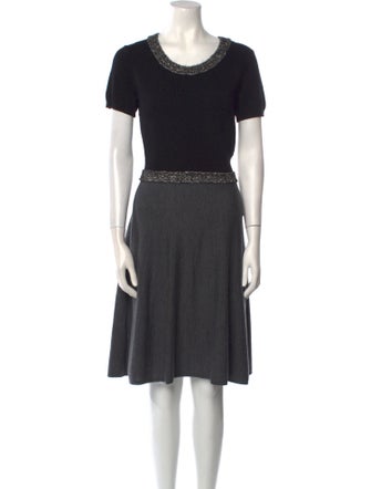 Paule Ka Cashmere Knee-Length Dress