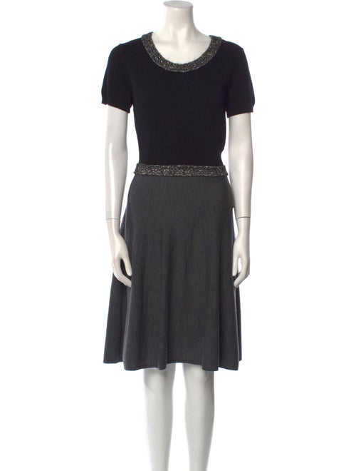 Paule Ka Cashmere Knee-Length Dress