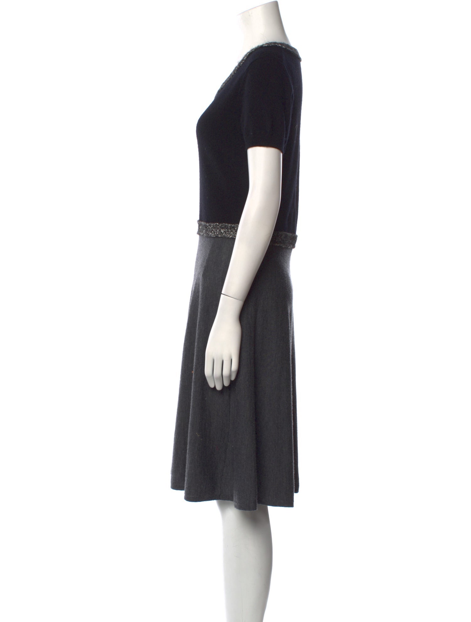 Paule Ka Cashmere Knee-Length Dress