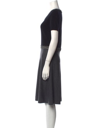 Paule Ka Cashmere Knee-Length Dress