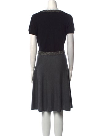 Paule Ka Cashmere Knee-Length Dress