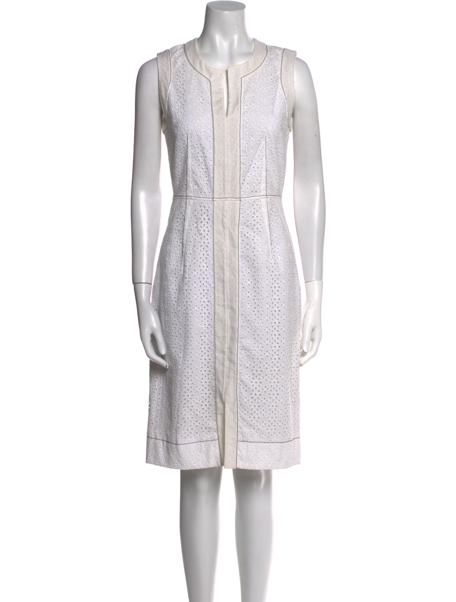 Paule Ka Printed Knee-Length Dress