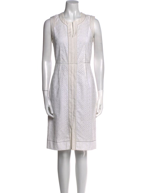 Paule Ka Printed Knee-Length Dress