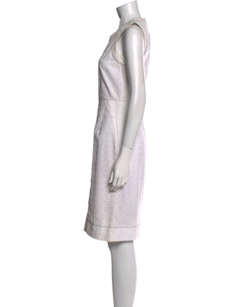 Paule Ka Printed Knee-Length Dress