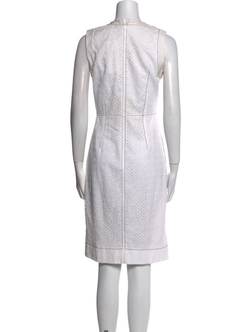 Paule Ka Printed Knee-Length Dress