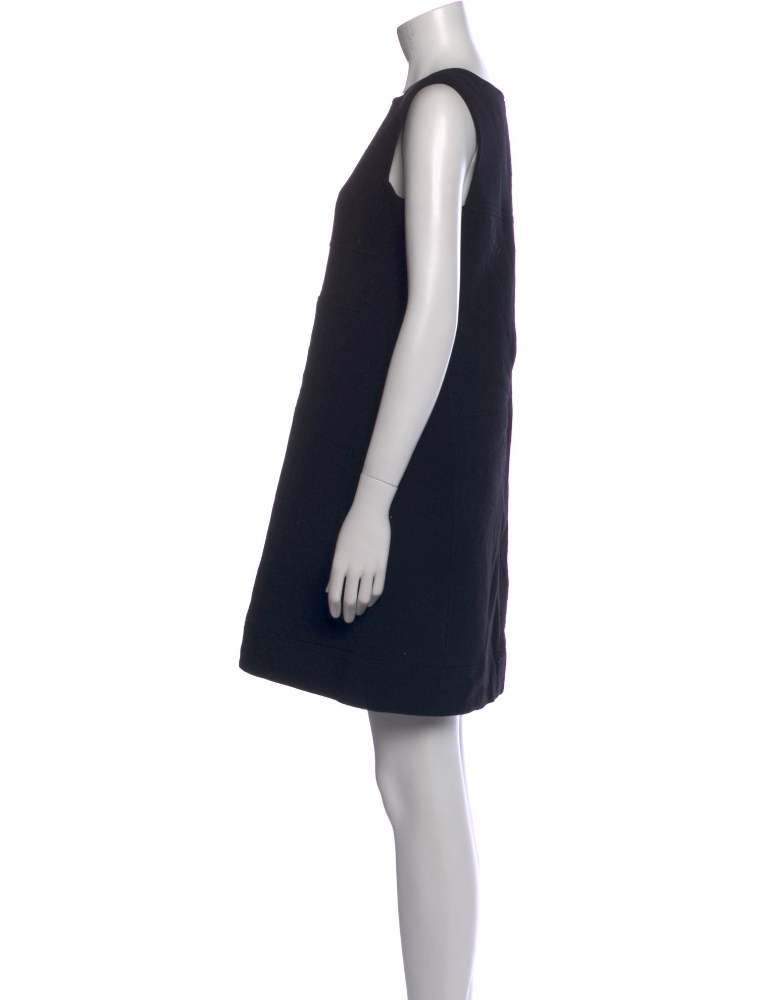 Paule Ka Virgin Wool Mini Dress