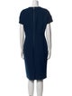 Paule Ka Crew Neck Knee-Length Dress