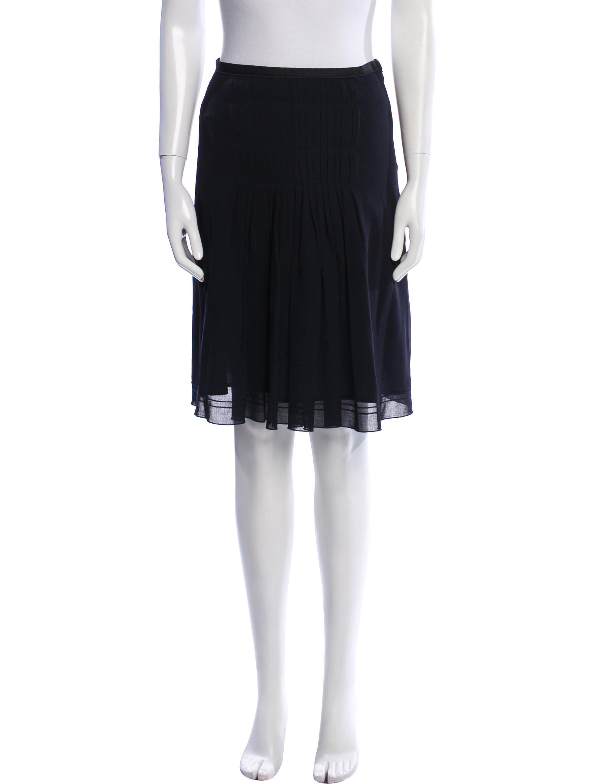 Paule Ka Pleated Accents Skirt Set