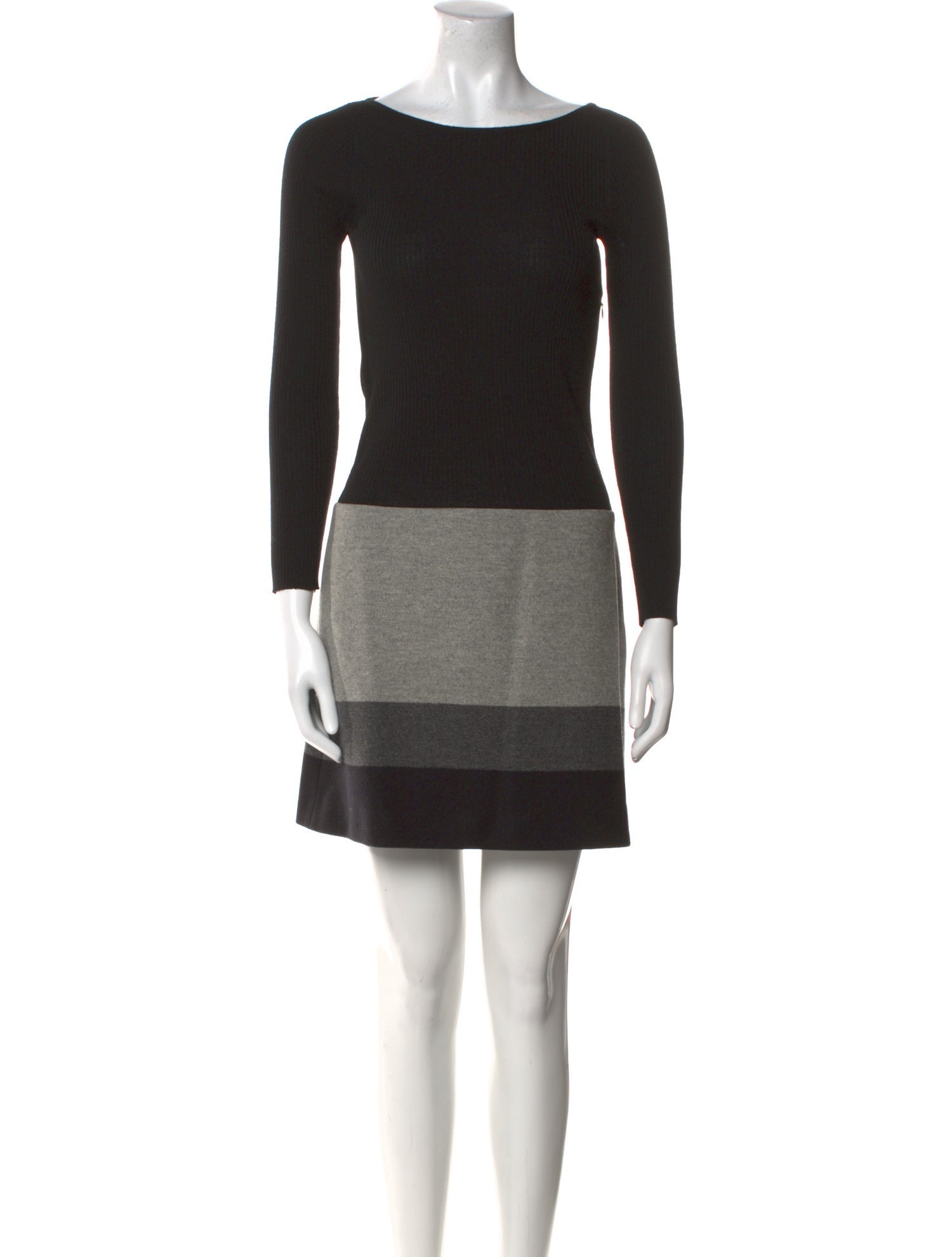 Paule Ka Virgin Wool Mini Dress