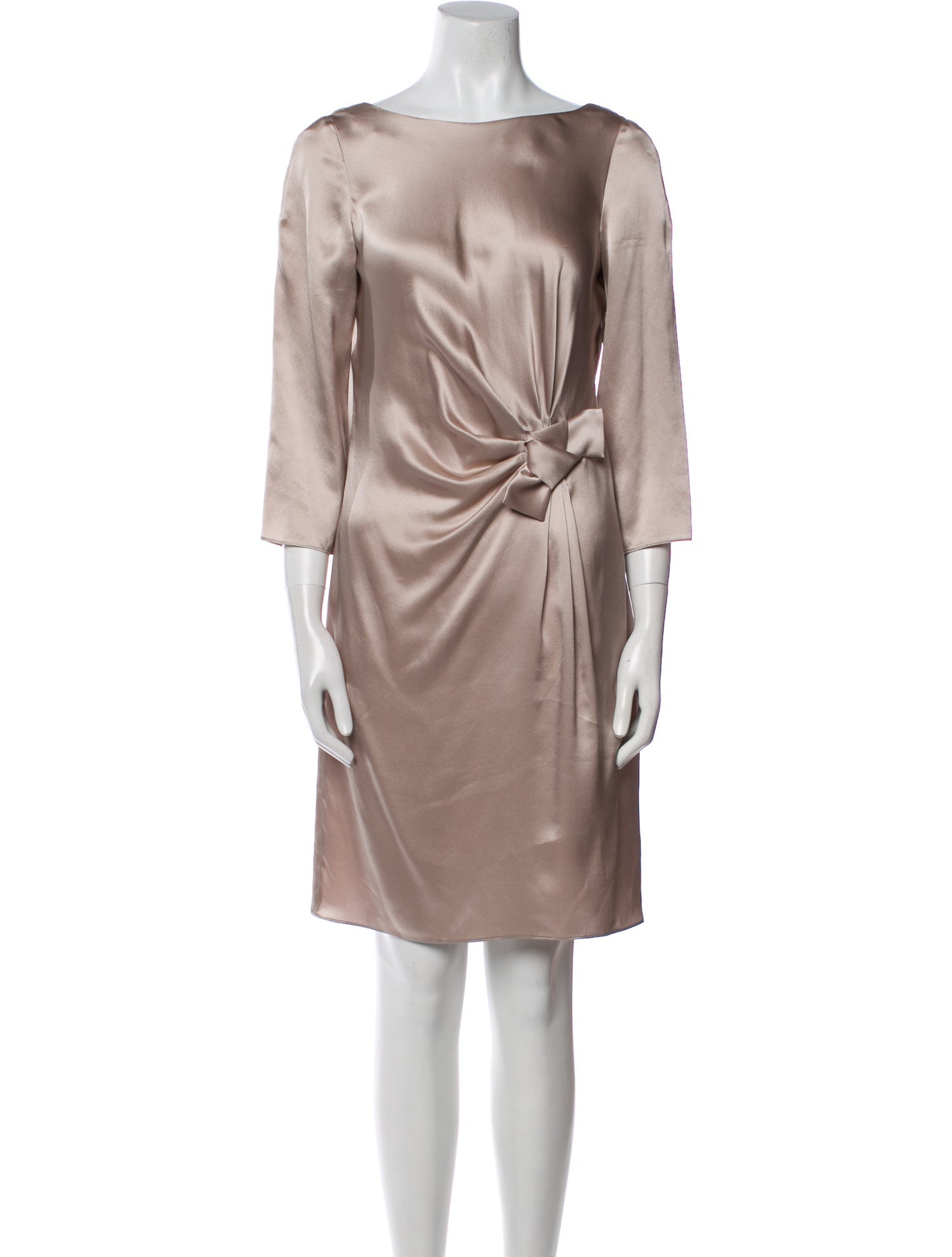 Paule Ka Silk Knee-Length Dress