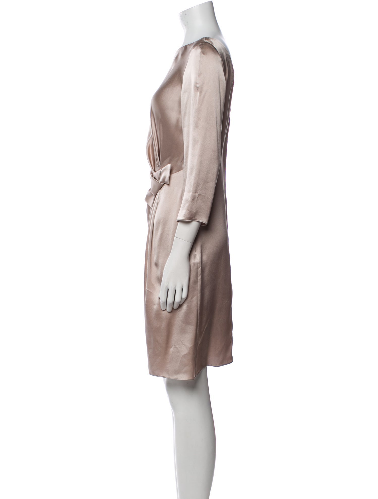 Paule Ka Silk Knee-Length Dress