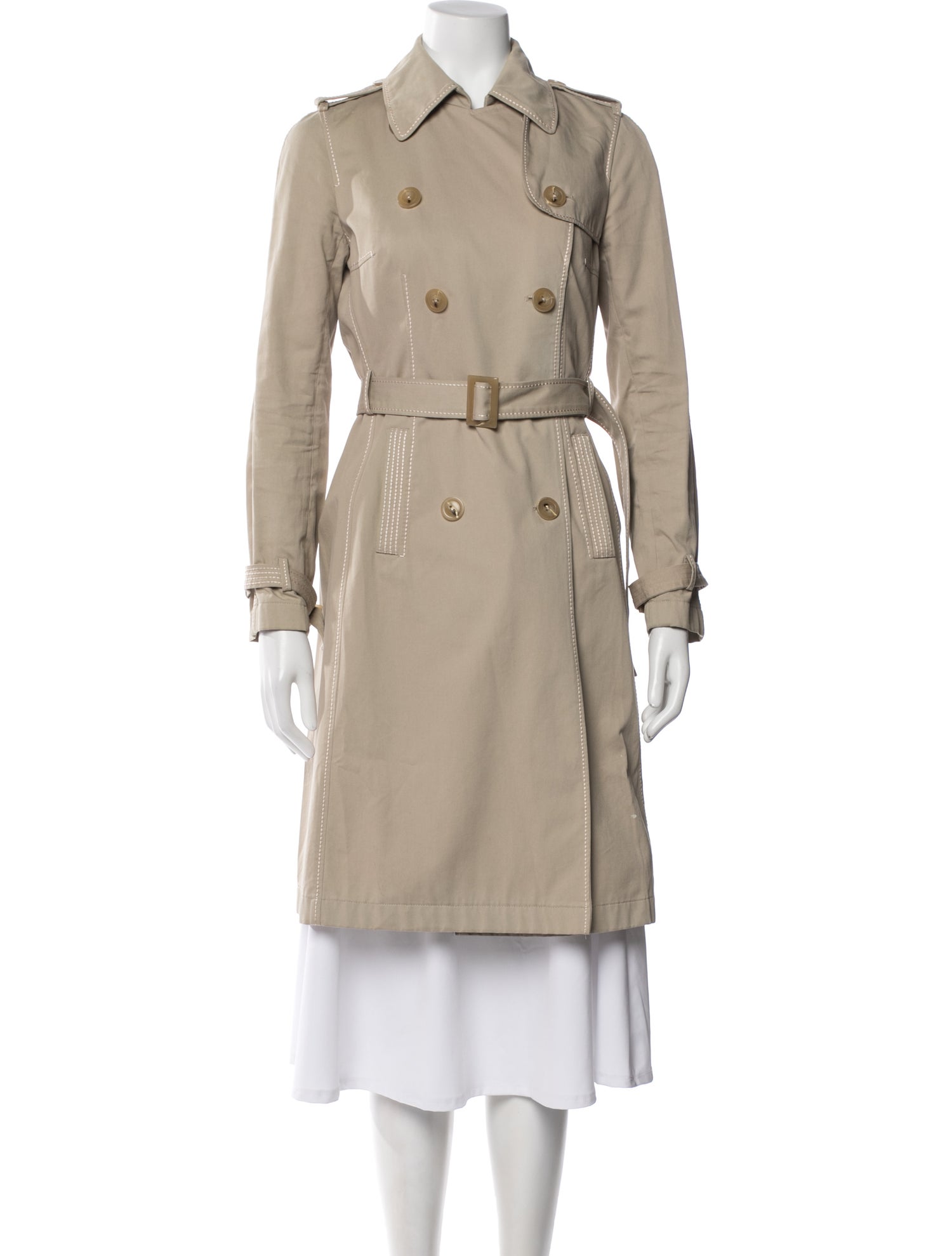 Alexander McQueen 2019 Trench Coat - Neutrals Coats, Clothing