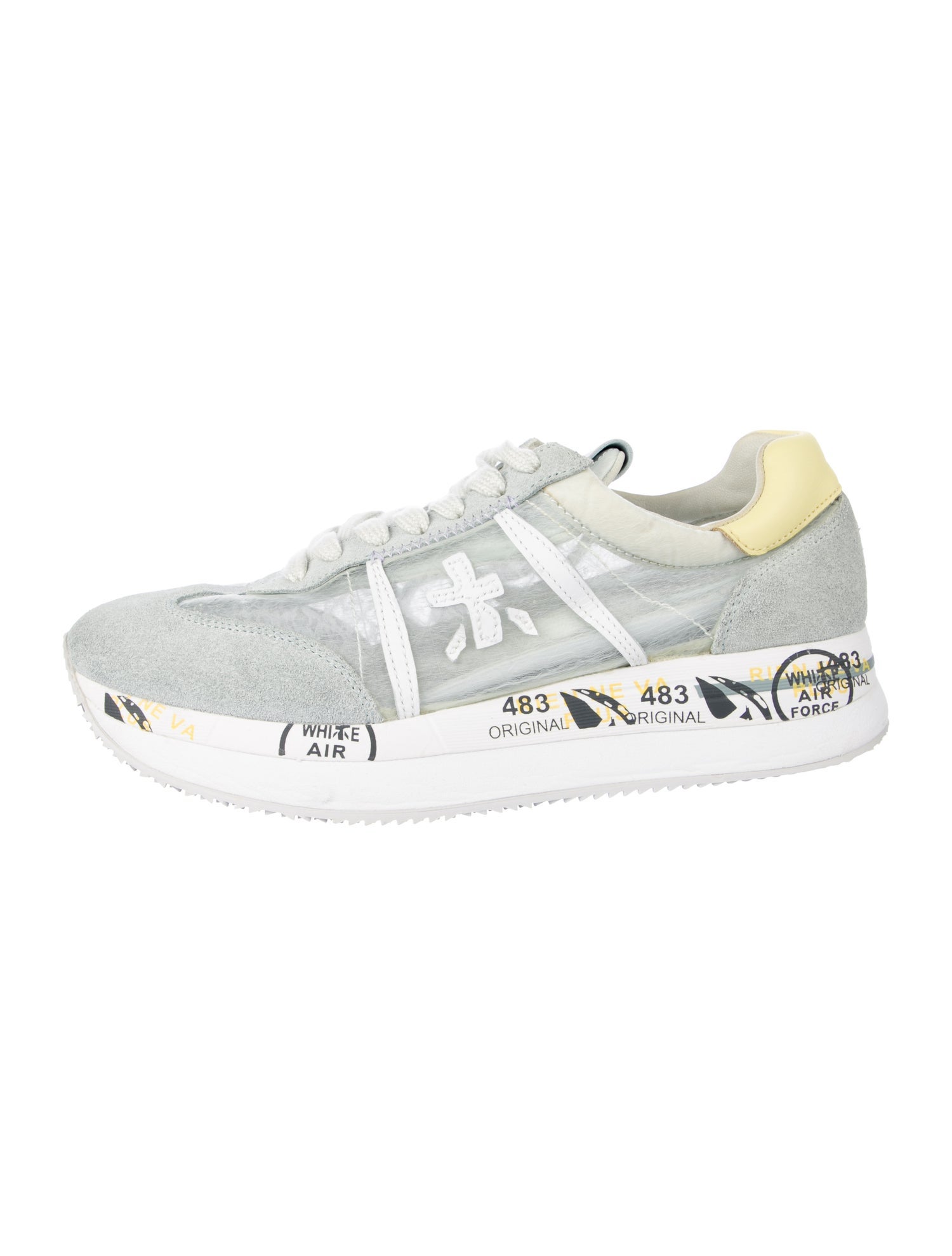 Premiata Suede Printed Sneakers