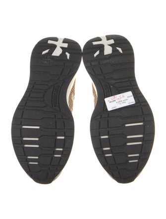 Premiata Suede Leather Trim Embellishment Sneakers