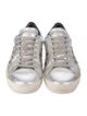 Premiata Leather Graphic Print Sneakers