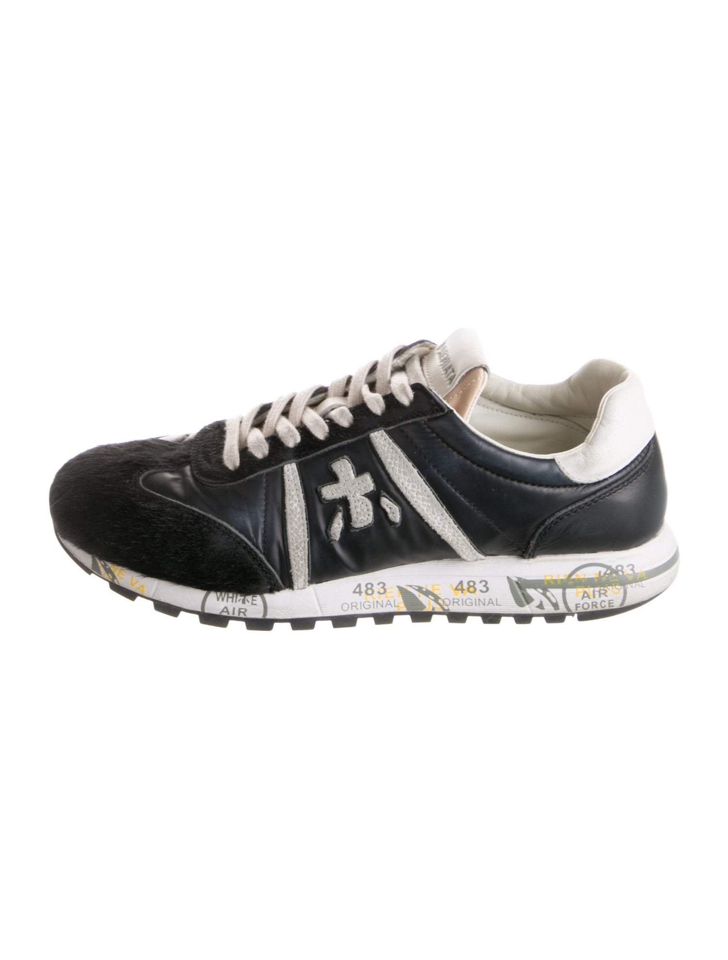 Premiata Suede Printed Sneakers