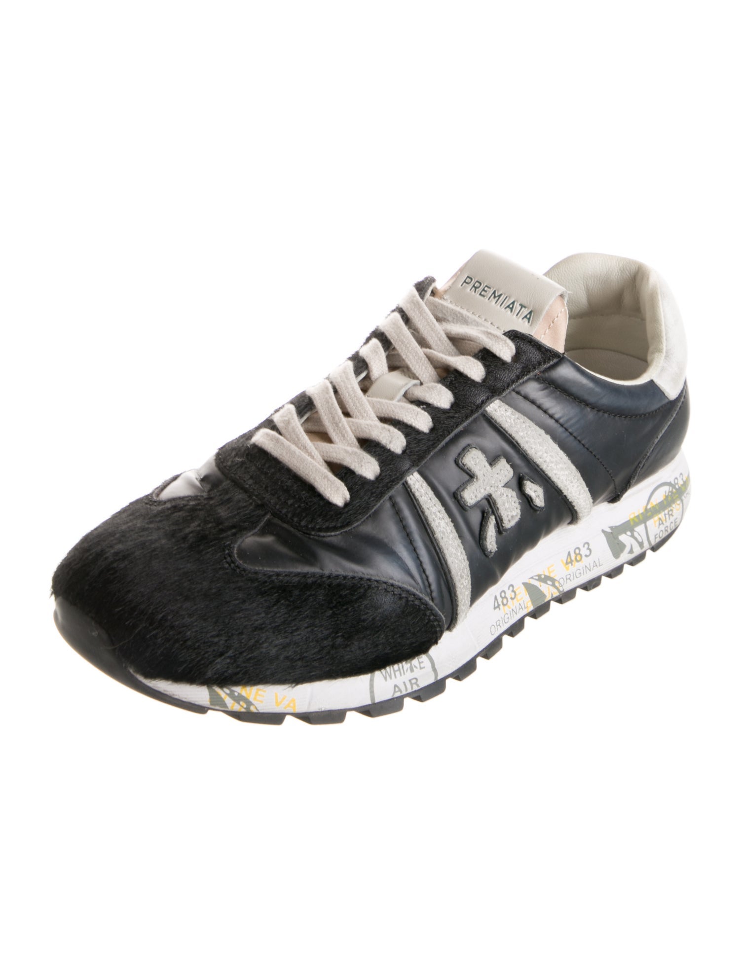 Premiata Suede Printed Sneakers