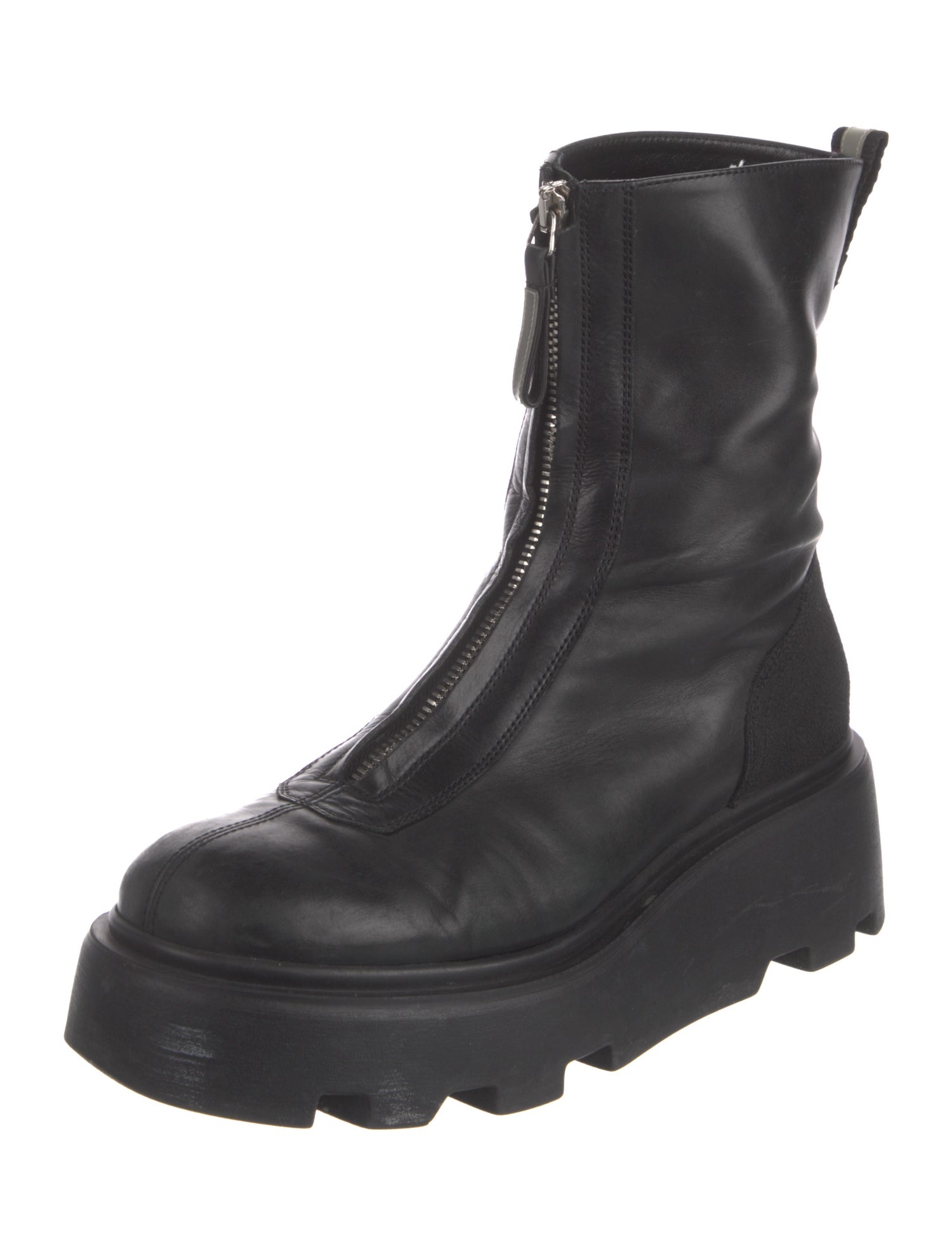 Premiata Leather Combat Boots