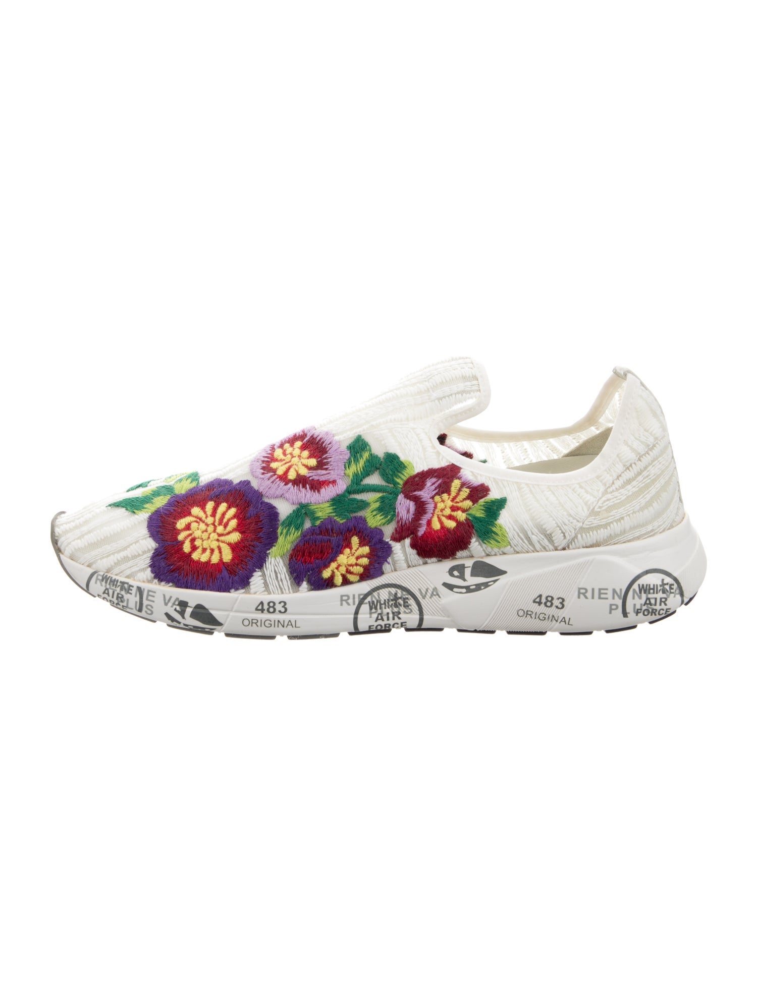 Premiata Floral Print Sneakers