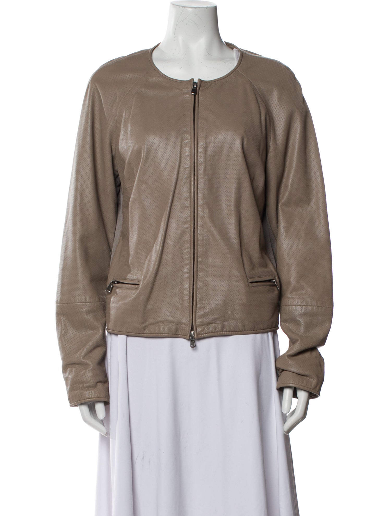 Peserico Leather Jacket