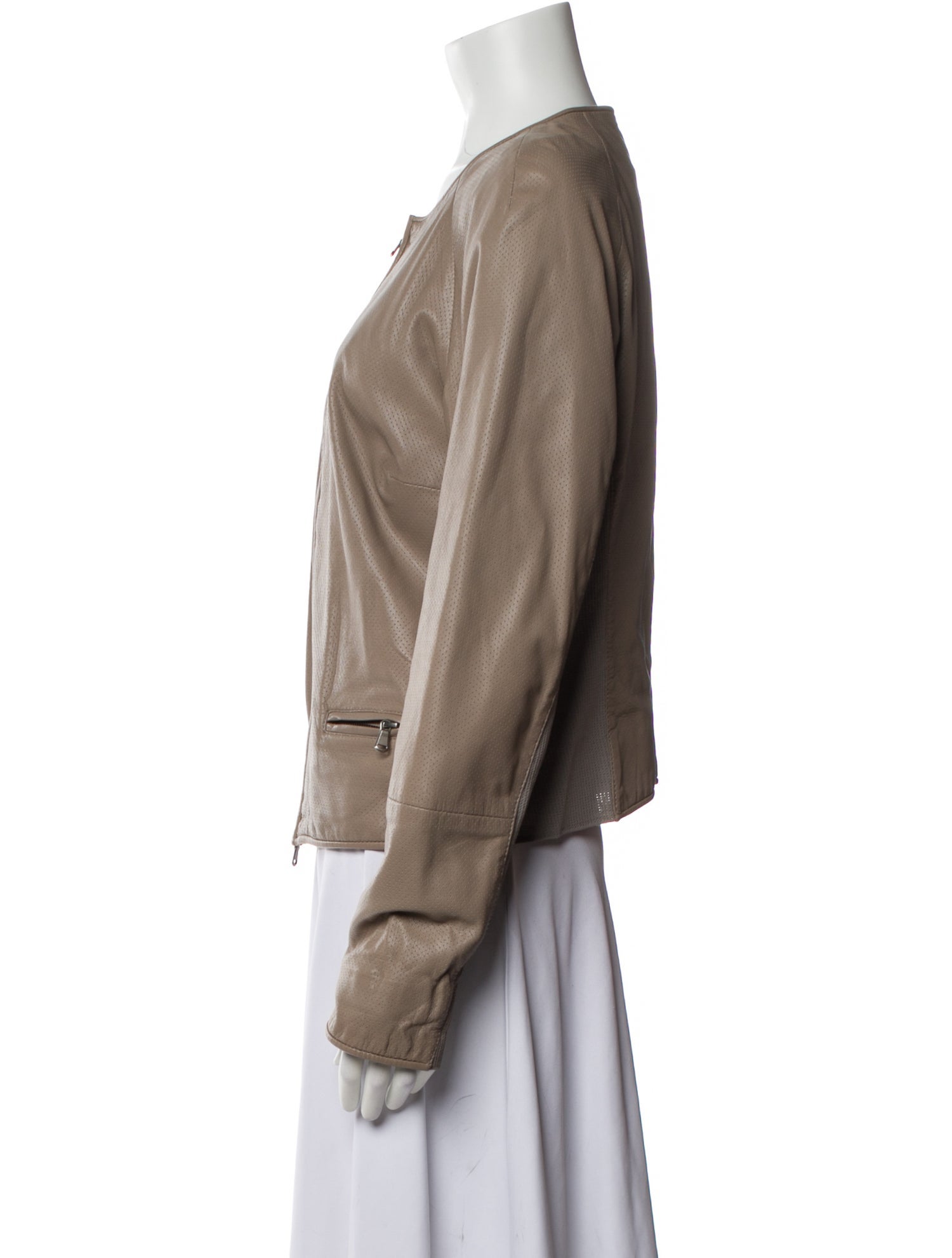 Peserico Leather Jacket