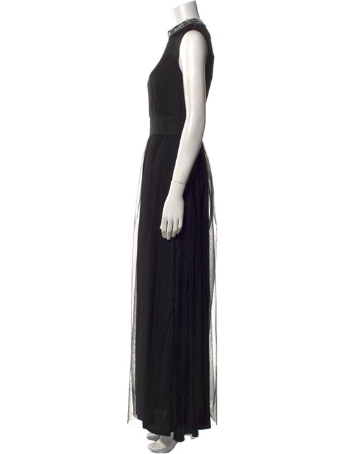 Peserico Mock Neck Long Dress